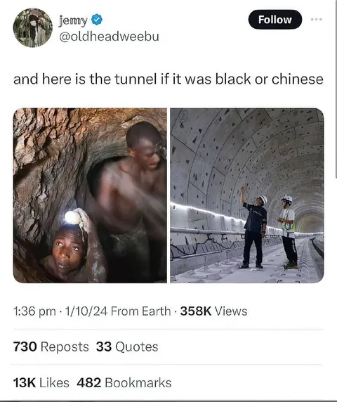 Black or Chinese Tunnel