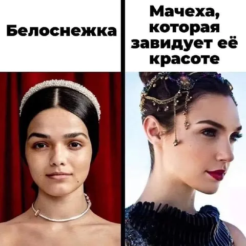 Белоснежка и завистливая мачеха