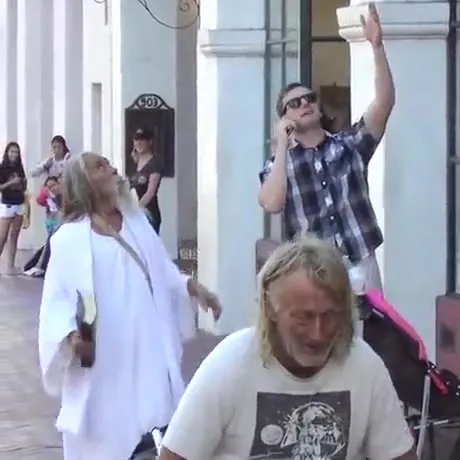 Thug Life on the Sidewalk