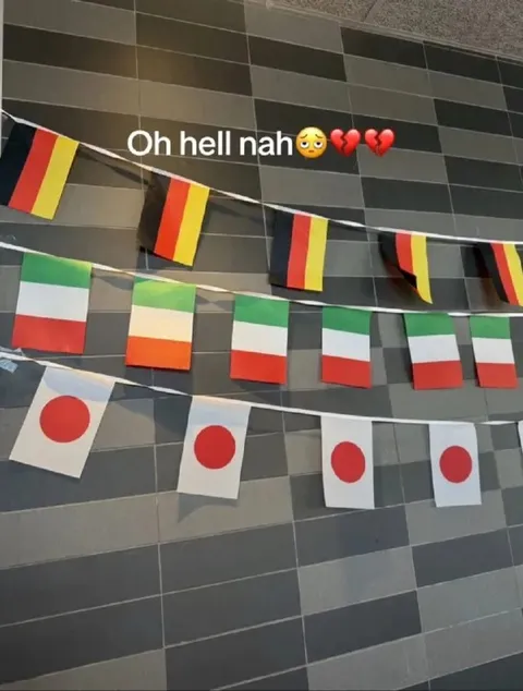 Oh Hell Nah Flag Wall