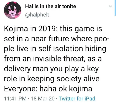 Kojima Predicted the Pandemic