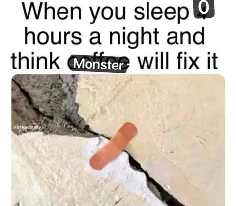 Monster Fixes No Sleep