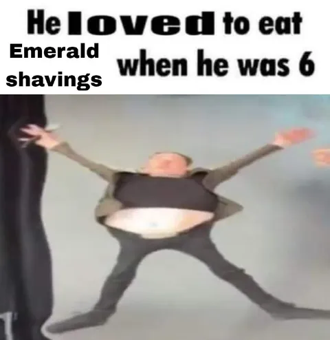 Emerald Shavings Childhood Craving