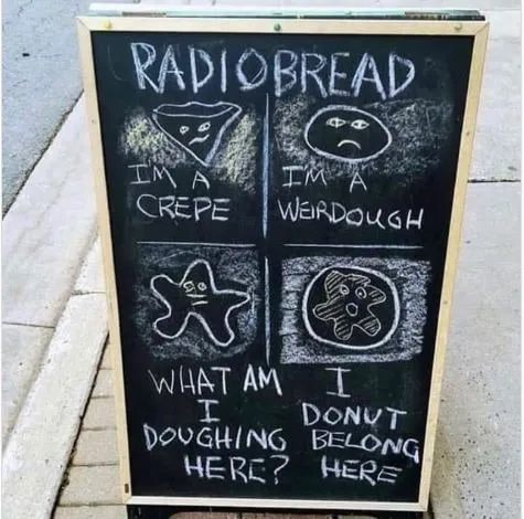 RadioBread Dough Puns Board