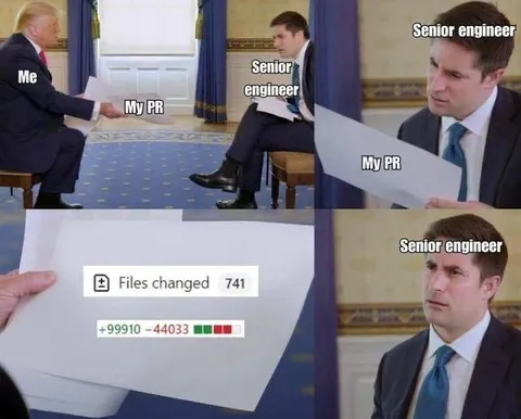 Senior Engineer Reviews My PR