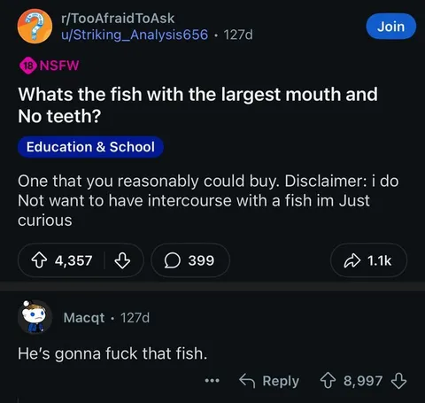 The Fish With No Teeth