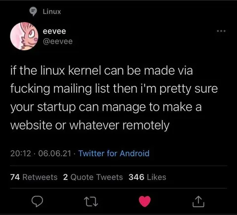 Linux Kernel Mailing List Startup