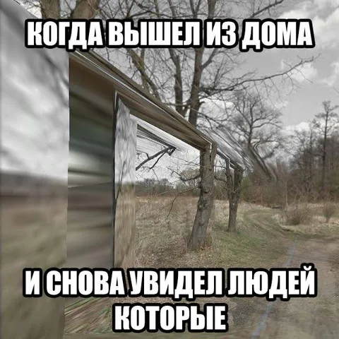 Снова увидел людей