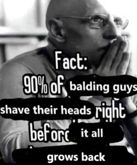 Balding Guys Shave Too Soon