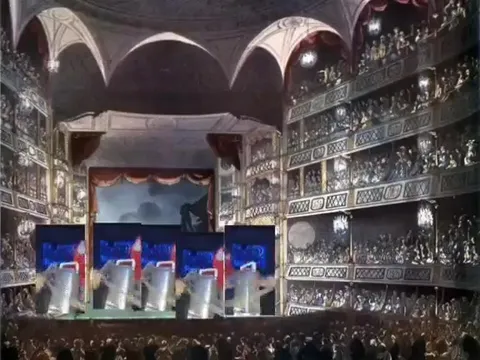 Скрипичный концерт с мусорными баками