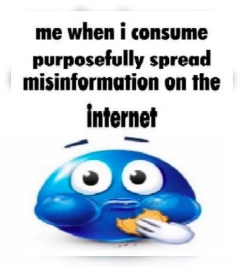 Me When I Spread Misinformation