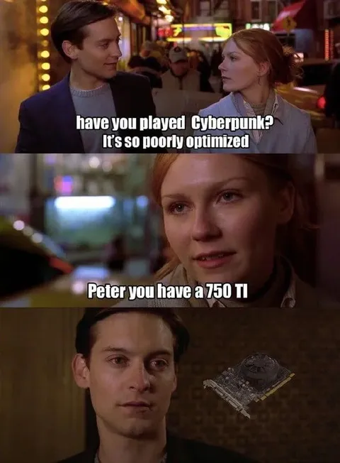 Peter Parker Gets a 750 Ti