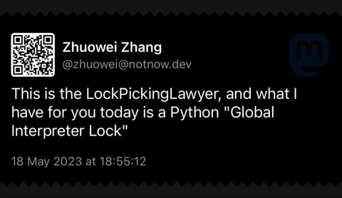 Python Global Interpreter Lock Joke