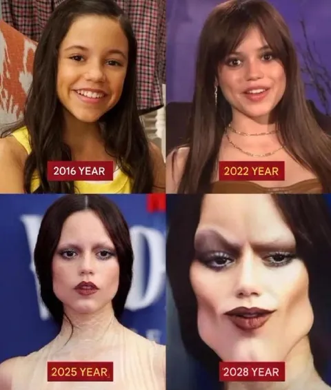 Jenna Ortega Aging Forecast