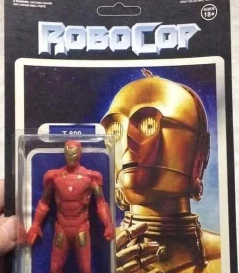 Bootleg Robot Toy Packaging