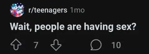 Wait, People Are Having Sex?