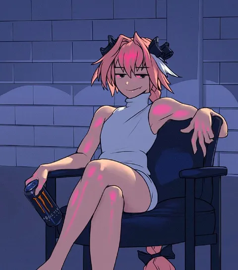 Demon Girl With Monster Energy