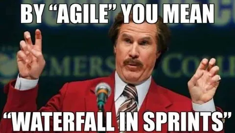 Agile Means Waterfall in Sprints
