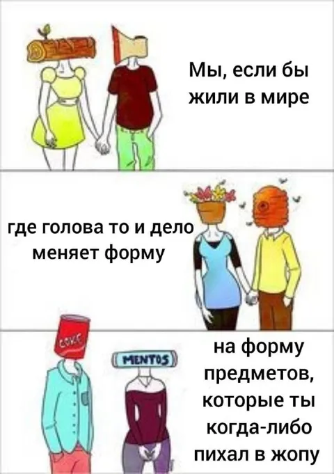 Голова меняет форму