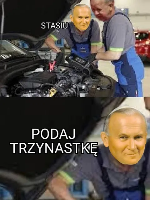 Podaj trzynastkę Stasiu