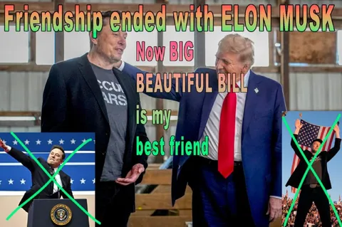 Trump Replaces Elon With Big Beautiful Bill