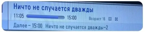 Ничто не случается дважды-2
