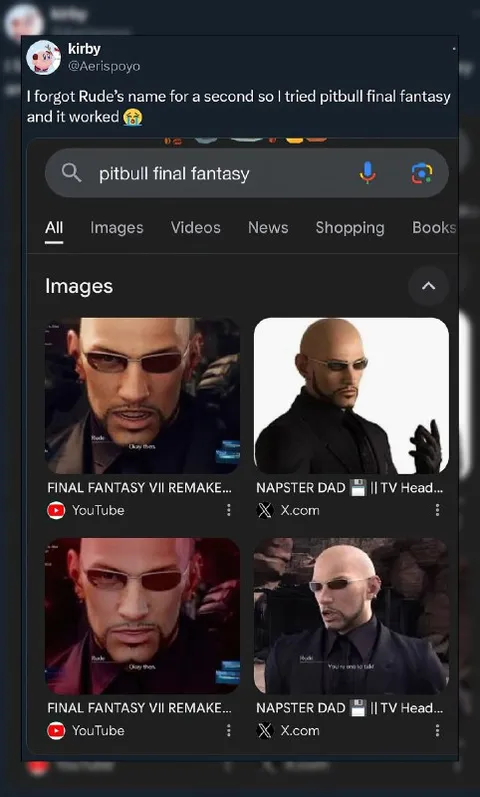 Pitbull Final Fantasy Search