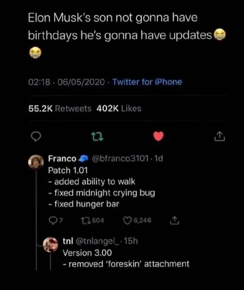 Elon Musk Son Updates
