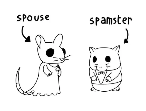 Spouse and Spamster Cats