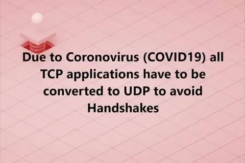 Coronavirus TCP Handshake Joke