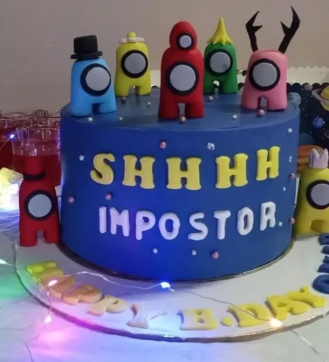 Among Us Impostor Birthday Cake