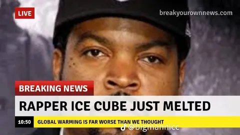 Rapper Ice Cube Just Melted