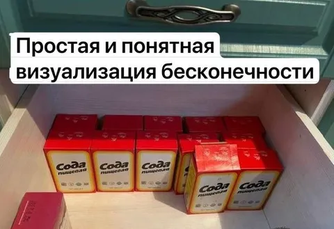 Визуализация бесконечности содой