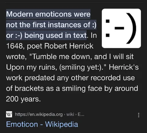 The First Smiley Face