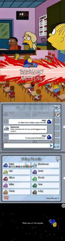 Emergency Meeting in Among Us