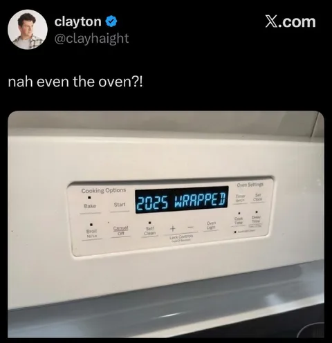 Even the Oven Got Wrapped