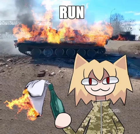Run From the Burning Tank