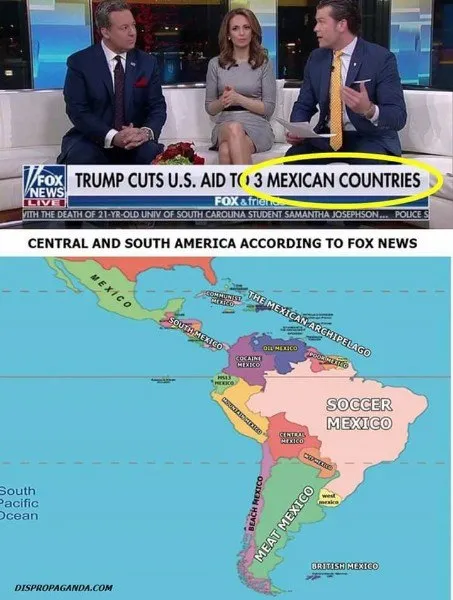 Fox News Calls Three Countries Mexico