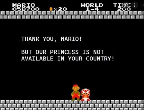Princess Unavailable in Your Country