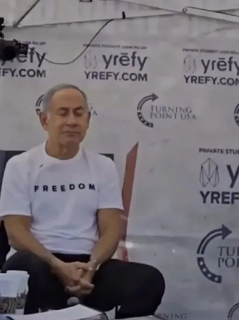 Netanyahu Wearing Freedom