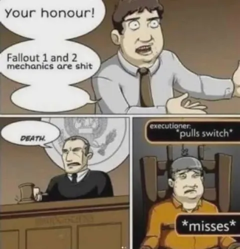Fallout Mechanics Courtroom Execution