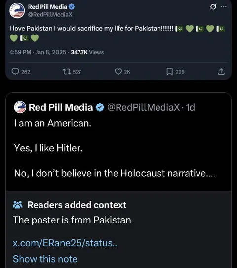 I Love Pakistan, But I Like Hitler
