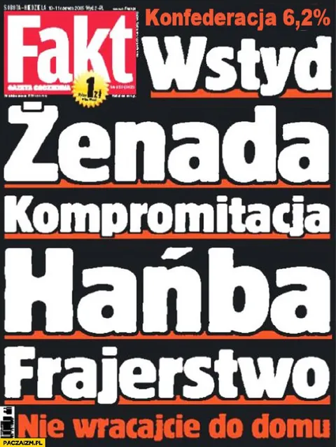 Konfederacja 6,2% — kompromitacja