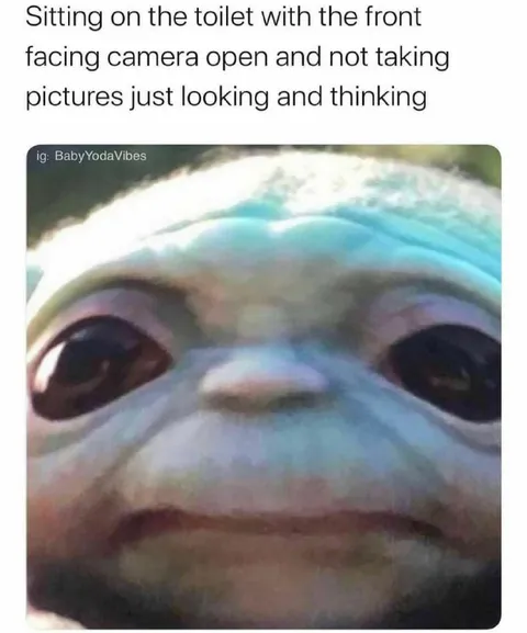 Toilet Thoughts with Camera Open