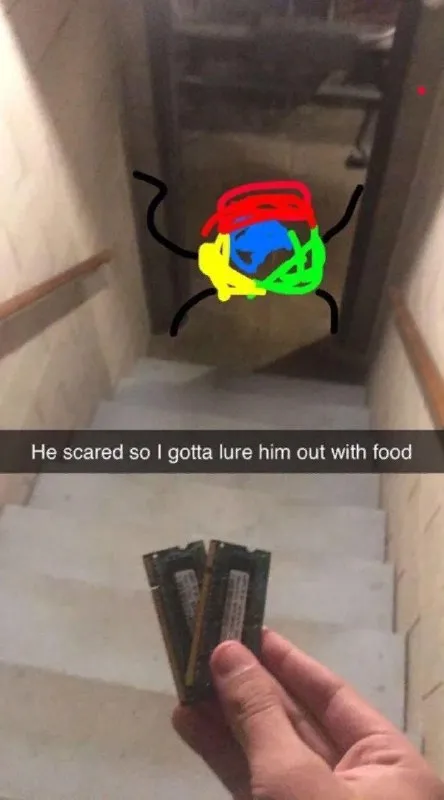 Luring the Stairwell Monster Out
