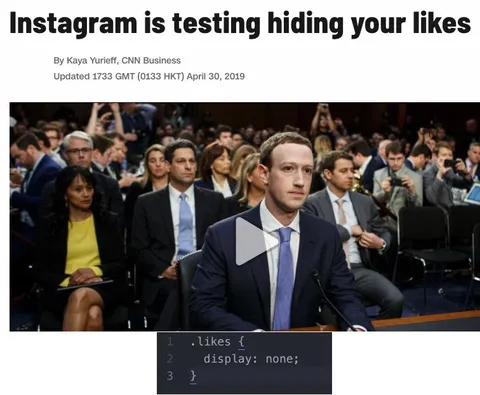 Instagram Hides Your Likes