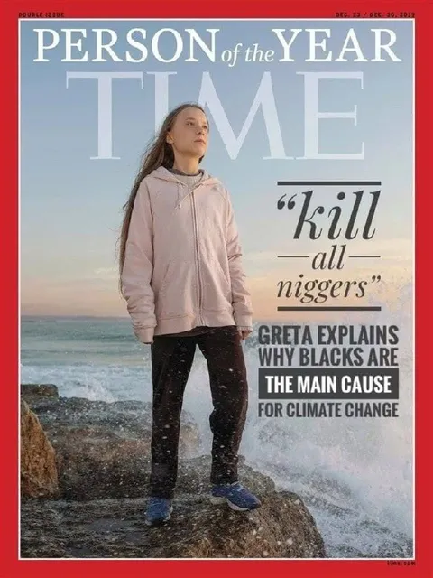 Fake Greta Thunberg TIME Cover