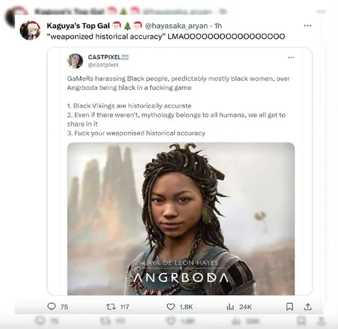 Black Angrboda Historical Accuracy