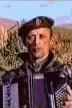 Мужчина играет на баяне