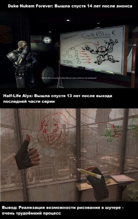 Рисование в шутерах — трудоёмкий процесс